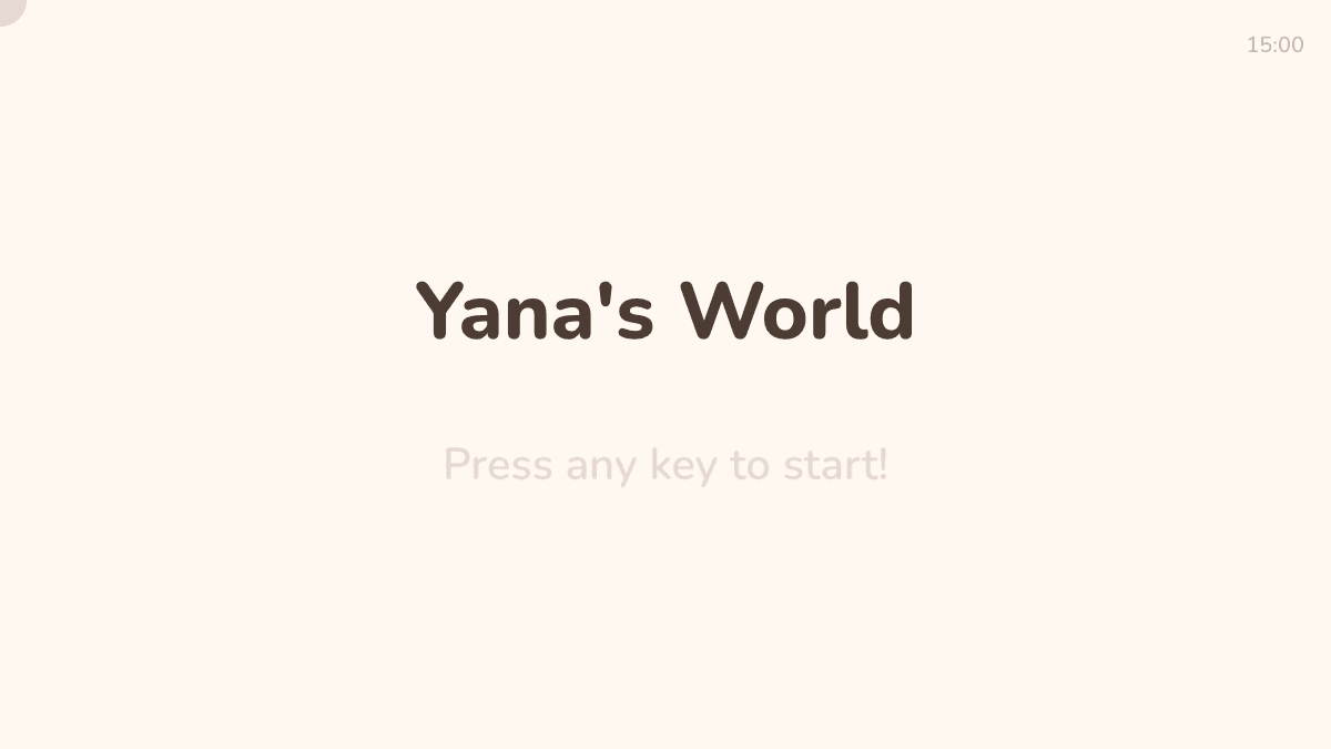Screenshot of Yana's World